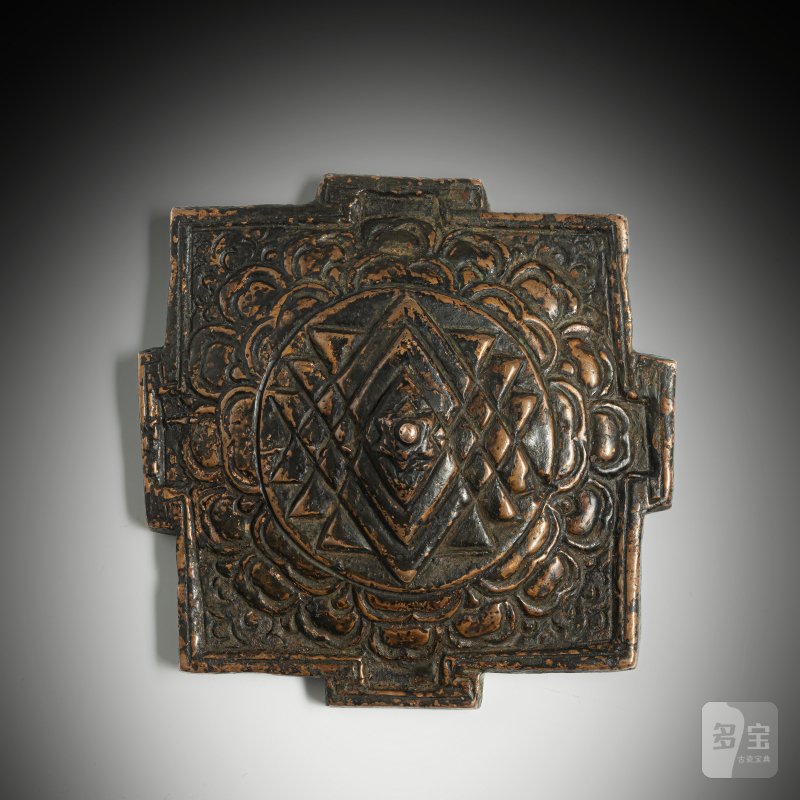 THREE-DIMENSIONAL COPPER MANDALA
